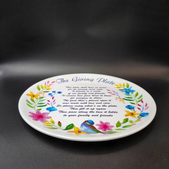 "The Giving Plate Malemac Plastic Plate" Decorative Platw to Give as Gift with F - Picture 10 of 10